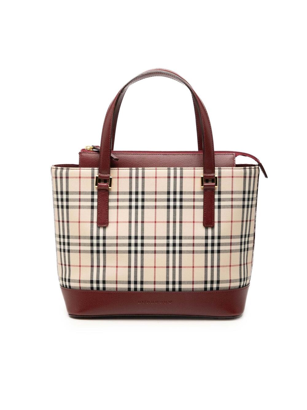 Burberry House Check Canvas Tote Pre- #359456B48B